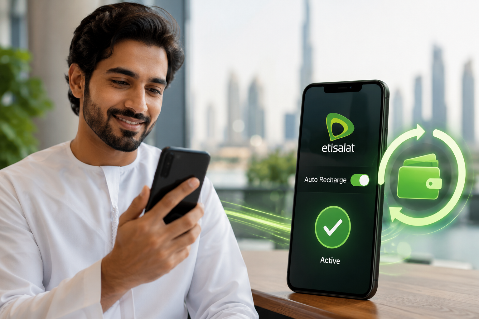 Etisalat Auto Recharge in UAE How to Never Run Out of Balance